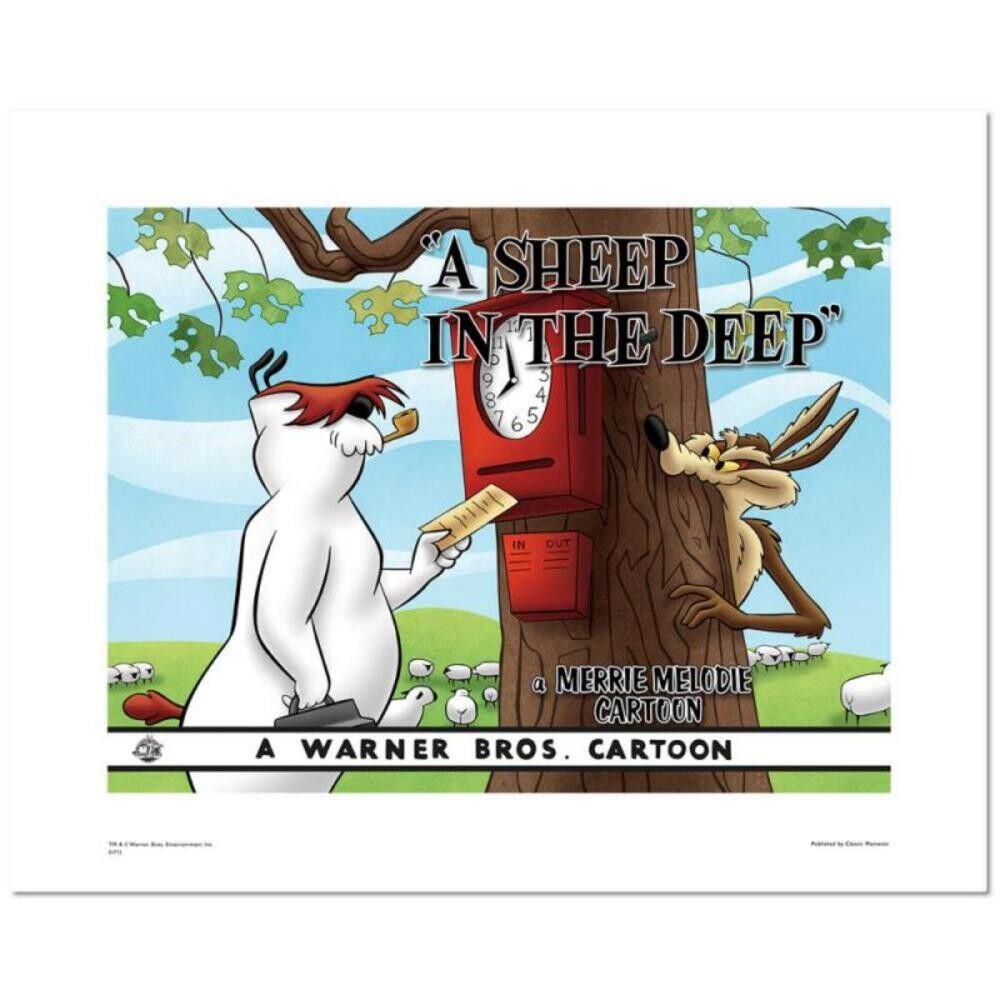 A Sheep In the Deep Limited Edition Giclee from Warner Bros., Numbered with Holo